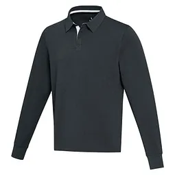 Elevate NXT Clyde Rugby Polo Sweatshirt Unisex, schwarz, M – Produktbild 1 von 1