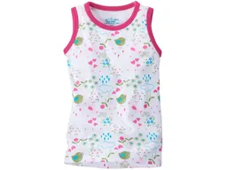 HANS NATUR Baby und Kinder Unterhemd Bio-Baumwolle Birds Gr. 98/104 – Produktbild 1 von 1