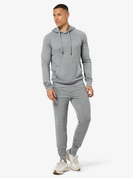 Super.Natural Super.Natural Kapuzenpullover FAVOURITE BIO für Herren, Merino, Cashmere grey melange, – Produktbild 4 von 4