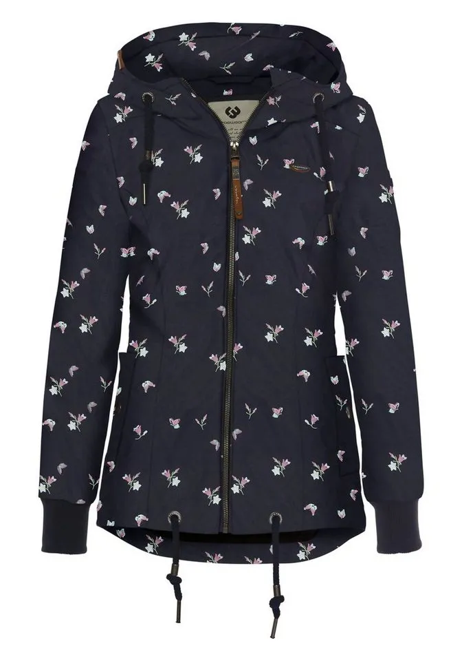 ragwear ragwear Outdoorjacke DANKA Urban Streetwear- Übergangs-Style mit Kapuze, Blau, – Produktbild 5 von 5