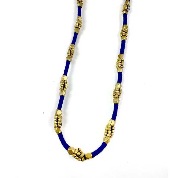 KIKOONI KIKOONI Dokra Kette Blue – Produktbild 2 von 4
