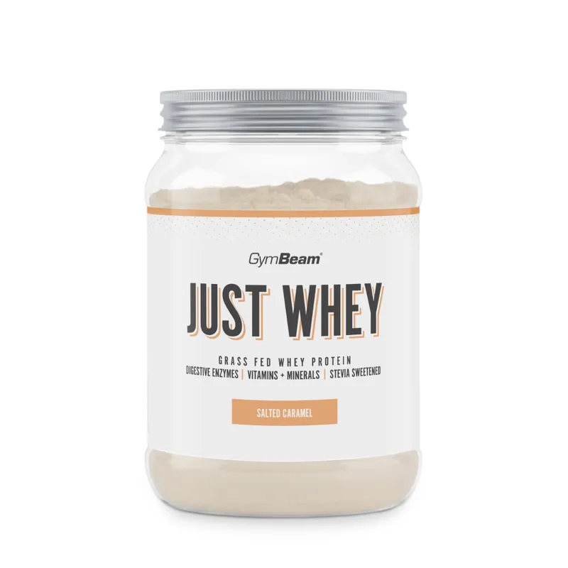 GymBeam GymBeam Just Whey Protein aus Weidehaltung 500 g Salted Caramel – Produktbild 1 von 1