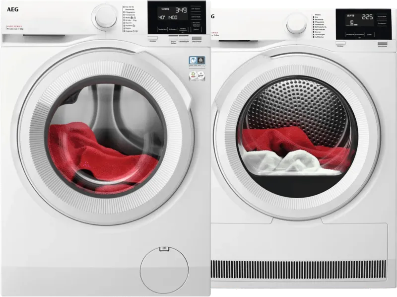 AEG AEG LR6A668 ProSense + AEG TR7T60680 SensiDry, Weiß, – Produktbild 1 von 1