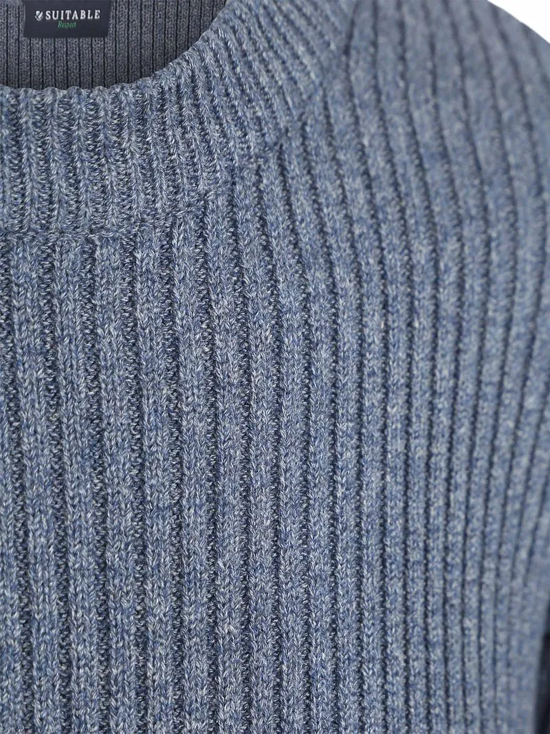 Suitable Suitable Mou Pullover Melange Blau - Größe M, Blau, – Produktbild 5 von 5