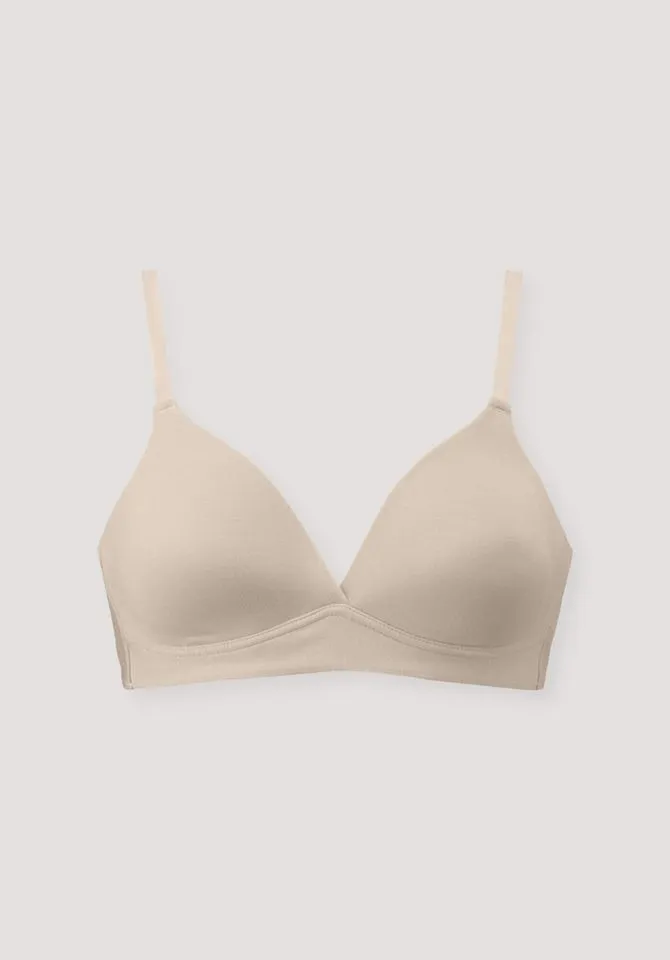 hessnatur hessnatur Triangel-BH bügellos aus TENCEL™ Modal (1-tlg), Beige, – Produktbild 3 von 4