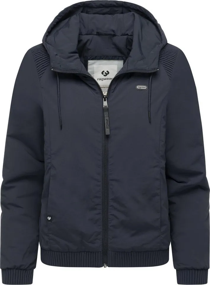ragwear ragwear Bomberjacke Chinta Warm YOUMODO Warme Übergangsjacke mit elastischen Bündchen, Blau, – Produktbild 5 von 5