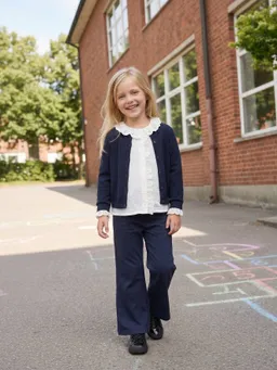 Vertbaudet Weite Mädchen Hose mit Dehnbund BASIC – Produktbild 1 von 1
