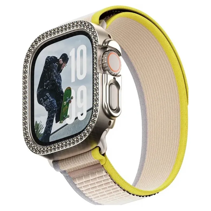 PanzerGlass PanzerGlass Bling Bumper für das Apple Watch Ultra / Ultra 2 / Ultra 3 - 49 mm - Gold, Gold, – Produktbild 1 von 1