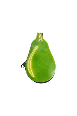 Tranquillo Handgeprägte Geldbörse PEAR – Leder - grün – Produktbild 1 von 1
