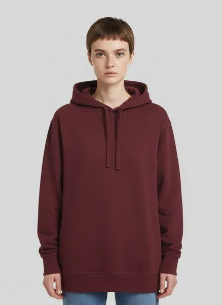 UNIPOLAR UNIPOLAR Hoodie Modell: Sound, Burgundy (rot), – Produktbild 2 von 3