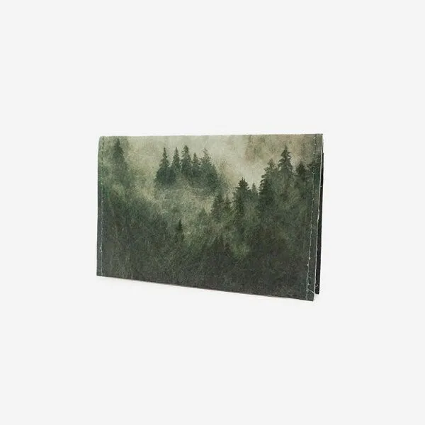 paprcuts paprcuts RFID Kartenhalter, Foggy morning (grün), – Produktbild 1 von 3