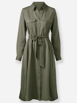 heine Webkleid khaki – Produktbild 1 von 1