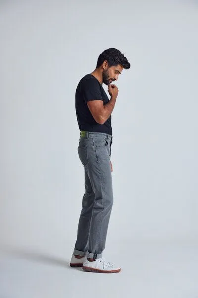 Flax and Loom Flax and Loom Slim Fit Jeans Miles, Blue, – Produktbild 6 von 7