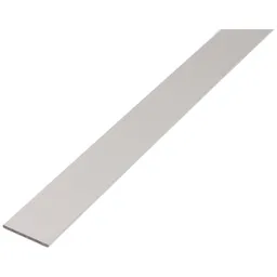 Alberts ALBERTS Flachstange, Alu silber elox., LxBxS 2000 x 20 x 5 mm – Produktbild 1 von 1