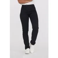 LAURIE LAURIE Damen vegan Jeans Charlotte Regular Medium Length Ecolabel Washed Black Denim – Produktbild 1 von 1