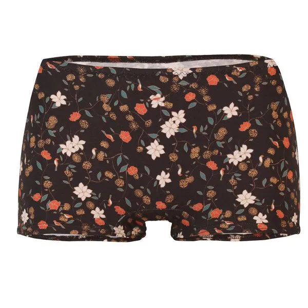Frija Omina Frija Omina Bio-Panty Erna Muster, Fleur-noir (schwarz), – Produktbild 1 von 2