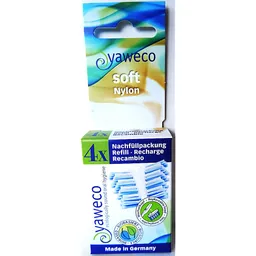 Yaweco Yaweco Ersatzköpfe für die Zahnbürste - Nylon Soft (4 Ersatzköpfe) – Produktbild 1 von 1