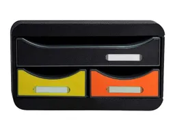 Exacompta Exacompta Schubladenbox Small-Box "Iderama", DIN A4+, 3 Schubladen, regenbogen – Produktbild 1 von 1