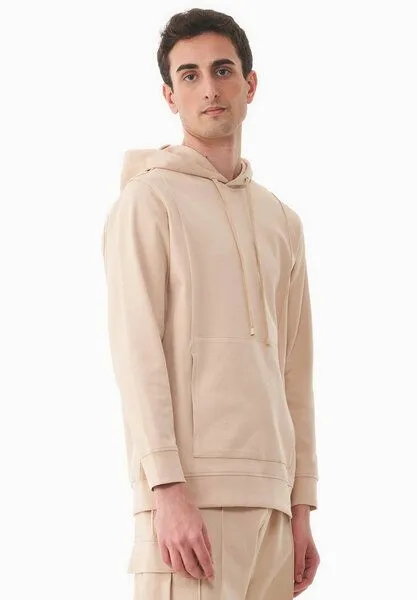 ORGANICATION ORGANICATION Hoodie aus Bio-Baumwolle, Soft beige, – Produktbild 3 von 4