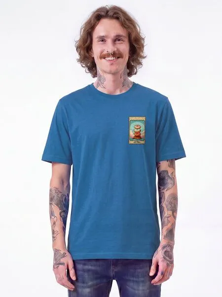 watapparel watapparel T-Shirt Unisex Tarot The Donut, Mindful blue, – Produktbild 2 von 2