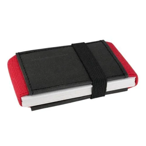 ANDERS & KOMISCH ANDERS & KOMISCH Kleines nachhaltiges Portemonnaie mit Münzfach - A&K MINI CLASSIC, Schwarz/rot, – Produktbild 4 von 4