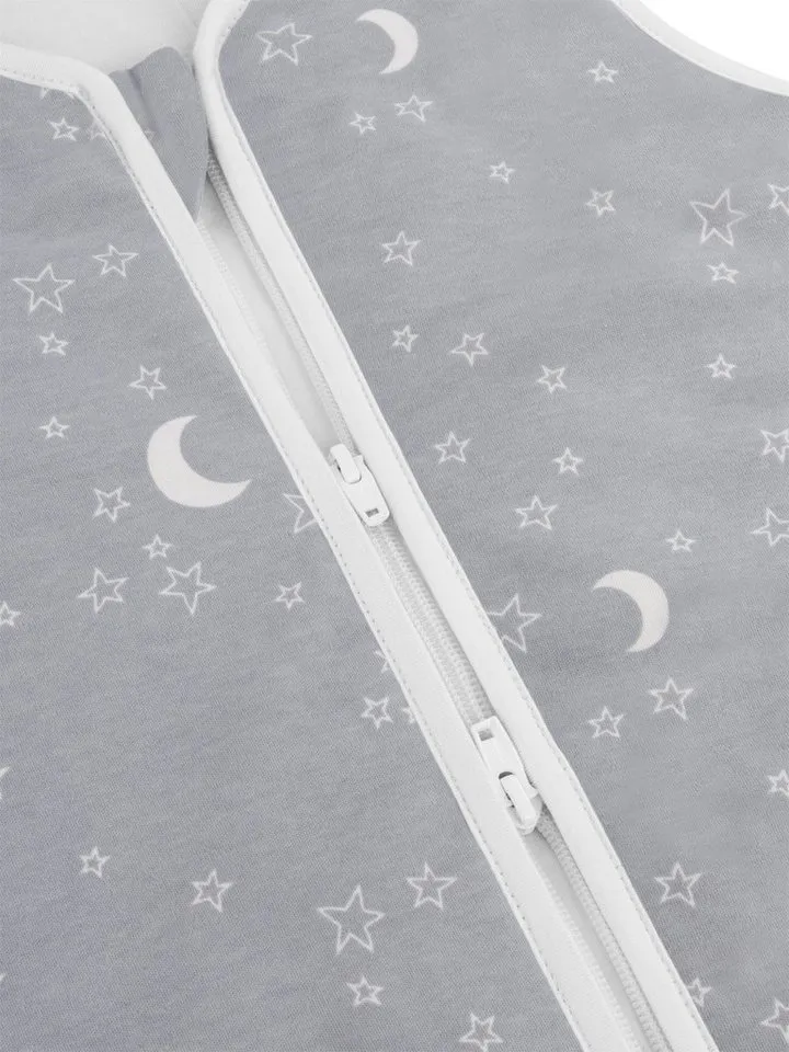 normani Babyschlafsack Baby Schlafsack mit Füßen aus Bio-Baumwolle Nanao, Grau, – Produktbild 1 von 5