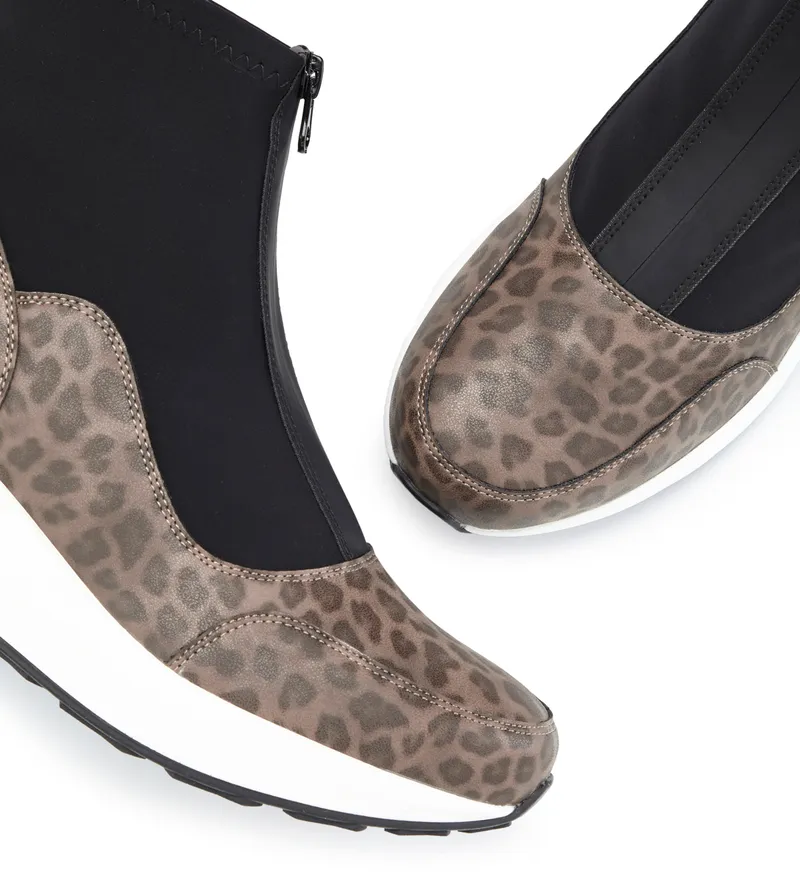 Lascana Stiefelette, Leo/schwarz, – Produktbild 3 von 3