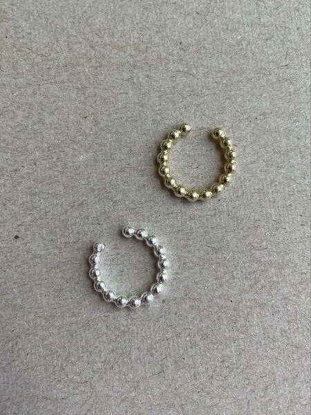 noemvri fashion label noemvri fashion label Kugel-earcuff Lucy, Gold, – Produktbild 2 von 4