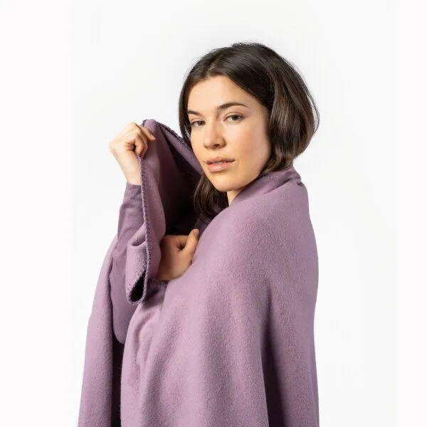 Living Crafts Living Crafts Fleece-Plaid - Cambridge, Mauve (lila), – Produktbild 3 von 4