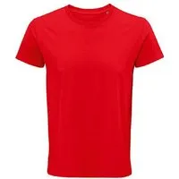 Sol's Sol's Herren T-Shirt Kurzarm Rundhals aus Bio - Baumwolle, Red, – Produktbild 4 von 4
