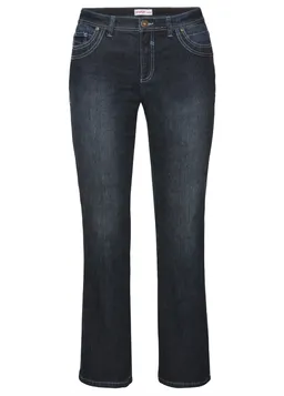 sheego Bootcut-Jeans dark blue denim – Produktbild 1 von 1
