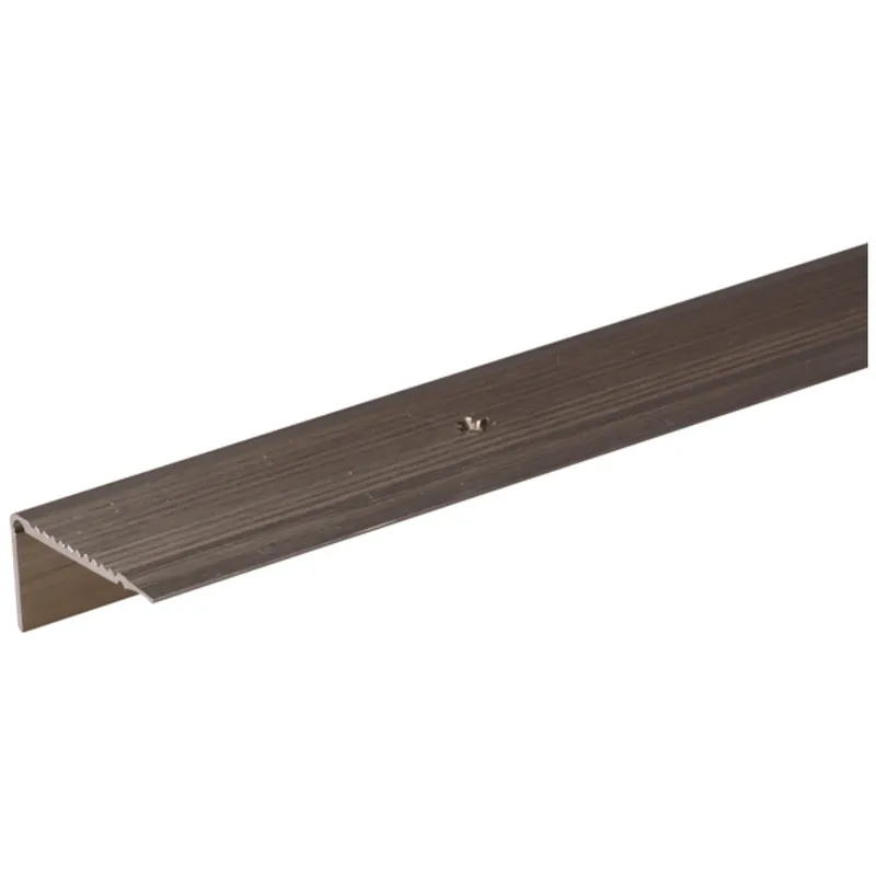 Alberts ALBERTS Treppenkanten-Schutzprofil, Alu bronze elox., LxBxHxS 1000x45x23x2,5mm – Produktbild 1 von 1