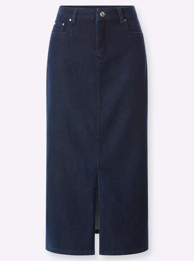 Witt Jeansrock dark blue, Dark blue, – Produktbild 1 von 2