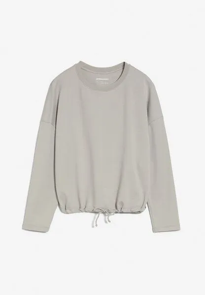 ARMEDANGELS ARMEDANGELS MAAILAA - Damen Sweatshirt Loose Fit aus TENCEL Lyocell Mix, Ash grey, – Produktbild 4 von 4