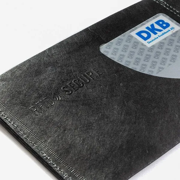 paprcuts paprcuts RFID Portemonnaie, Just black (schwarz), – Produktbild 3 von 3