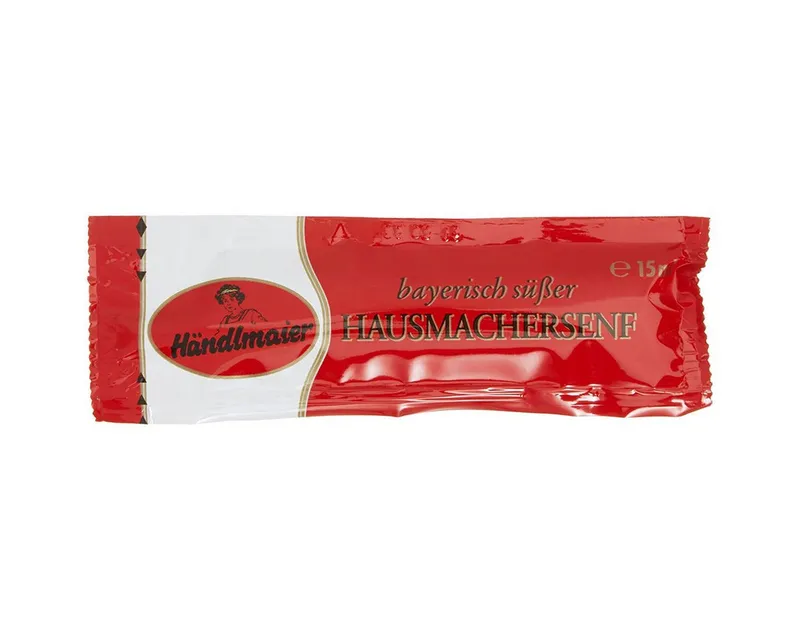 Händlmaier Saucen, Händlmaiers Hausmachersenf süß Portionsbeutel 15ml 200er Pack – Produktbild 1 von 1