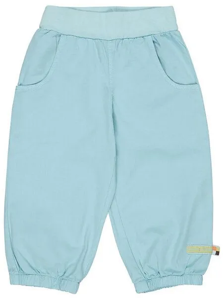 loud + proud loud + proud Babys & Kinder Hose Twill, GOTS-zertifiziert, Lagoon (türkis), – Produktbild 1 von 1