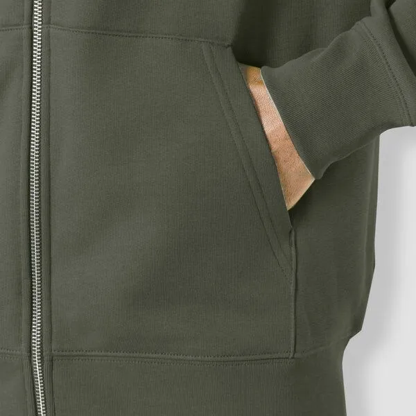little kiwi little kiwi Herren Hoodie, "Kleiner Kiwi", Khaki-grün, – Produktbild 2 von 3