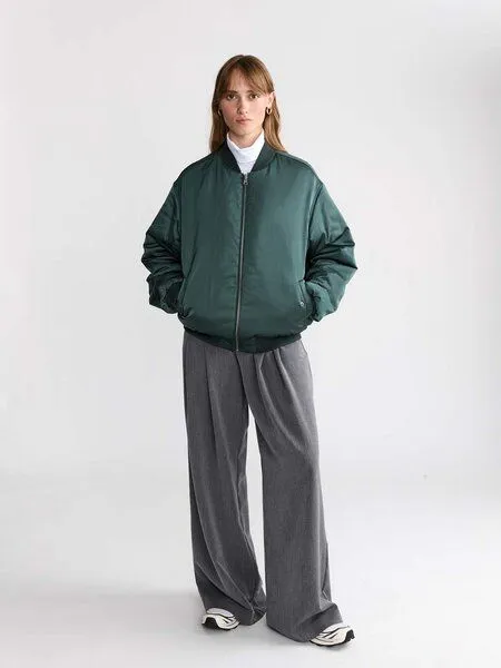 Yahmo Yahmo Grete gefütterte Wendejacke, Shadow/petrol, – Produktbild 3 von 4