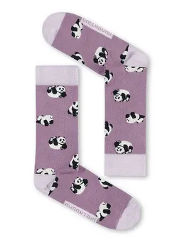 GreenBomb GREENBOMB Panda Roll Socks - Lässige Socken aus Bio-Baumwoll Mix / hochwertiger Print / Fair & Vegan – Produktbild 1 von 1