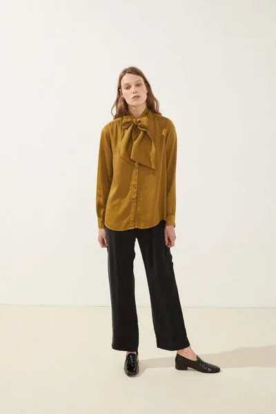 CUS Cus - Bluse Juno, Caramel, – Produktbild 2 von 2