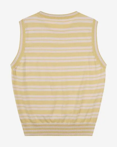 MATONA Matona Ärmelloses Top | Cotton Knit Top | aus Bio-Baumwolle | GOTS-zertifiziert, Vanilla/bone, – Produktbild 3 von 3