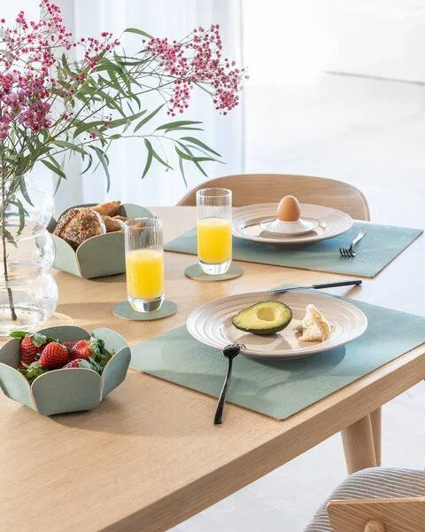 Clarissakork Clarissakork Tischset rechteckig, Salbei, – Produktbild 1 von 1