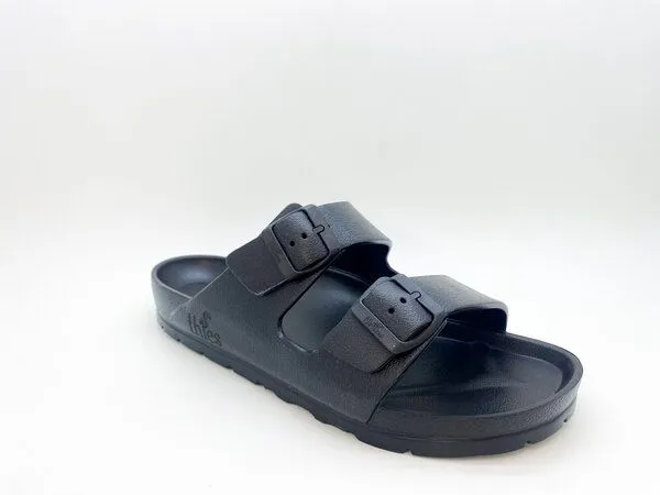 thies Vegane Ecofoam Sandale thies, Black (schwarz), – Produktbild 2 von 4