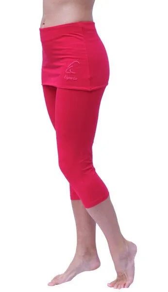 ESPARTO ESPARTO ¾ Yogahose Capri "Thanda", Raspberry, – Produktbild 3 von 4
