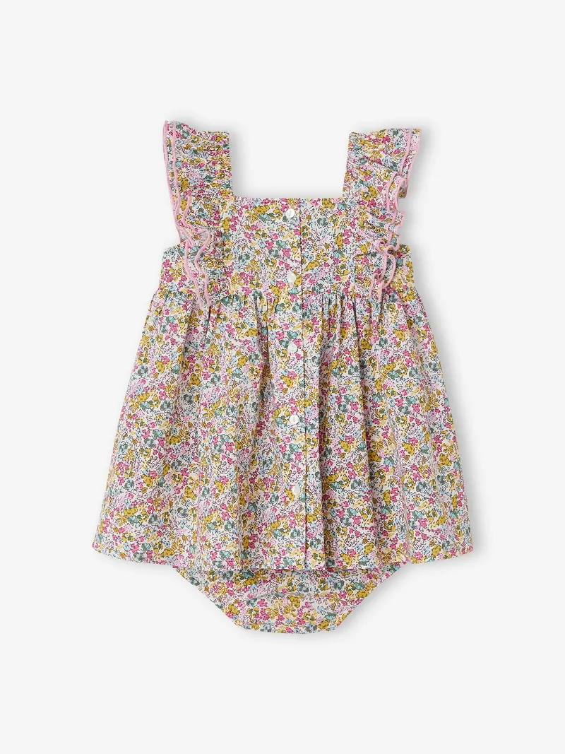 Envie De Fraise Baby Kleid mit Slip Geschwister-Capsule ENVIE DE FRAISE, Mehrfarbig, – Produktbild 4 von 4
