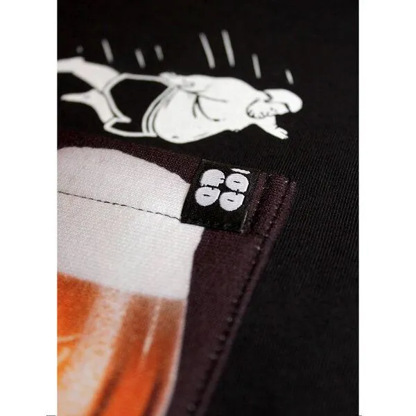 FÄDD Herren T-Shirt Rundhals aus Bio-Baumwolle "Bier BT" Schwarz von Fädd, Schwarz, – Produktbild 4 von 4