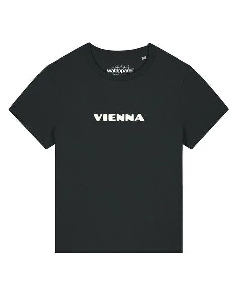 watapparel watapparel T-Shirt Frauen Vienna Flora, Black, – Produktbild 1 von 2