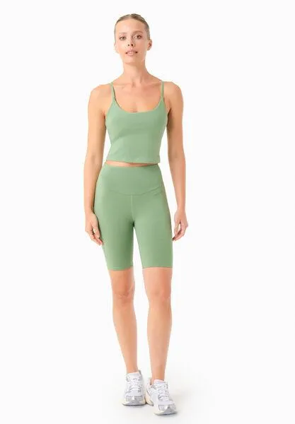 ORGANICATION ORGANICATION TARRA | Crop-Top aus Bio-Baumwolle, Mineral green, – Produktbild 2 von 4