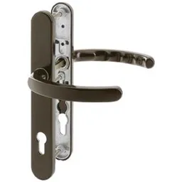 HOPPE Hoppe PT-Drückergarnitur, PZ, E92VK8, Luxembourg mit Langsch., Stützn., Rückholf., ALU, F1-2 – Produktbild 1 von 1